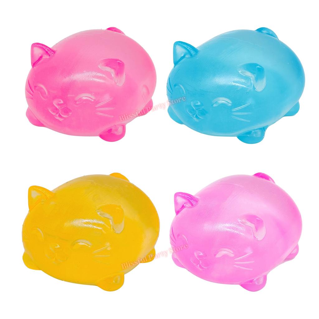Mini Cute Cat Maltose Decompression Fidgets Non-Stick Odorless Non-Toxic Fun Pressure Relief Tool For Adults Students Gift Presents