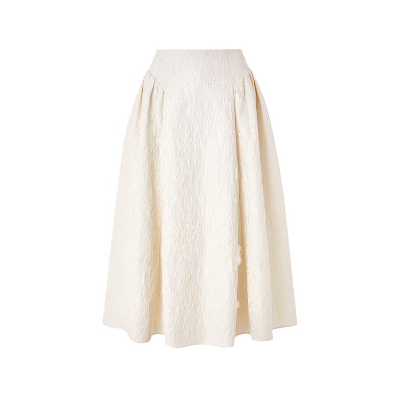 Lanzhi Lantingxu New Chinese Jacquard A-Line Skirt L