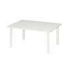 Hello Coffee Table with Easily Removable 80cm Wide X 60cm Deep X 36cm 8760955 Legs, White, High,
