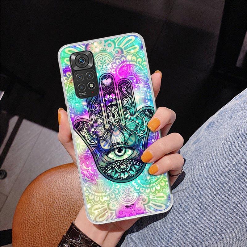 Totem Mandala Colorful Flower Phone Case For Xiaomi Redmi Note 15 14 13 12S 12 11 Pro Plus 14S 11S 11E 10 10S 11T 5G Personalize