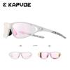 Kapvoe Hot Fashion Cycling Sunglasses Men Photochromic Glasses Mountain Running Hiking Eyewear Sports UV400 Climbing Goggles