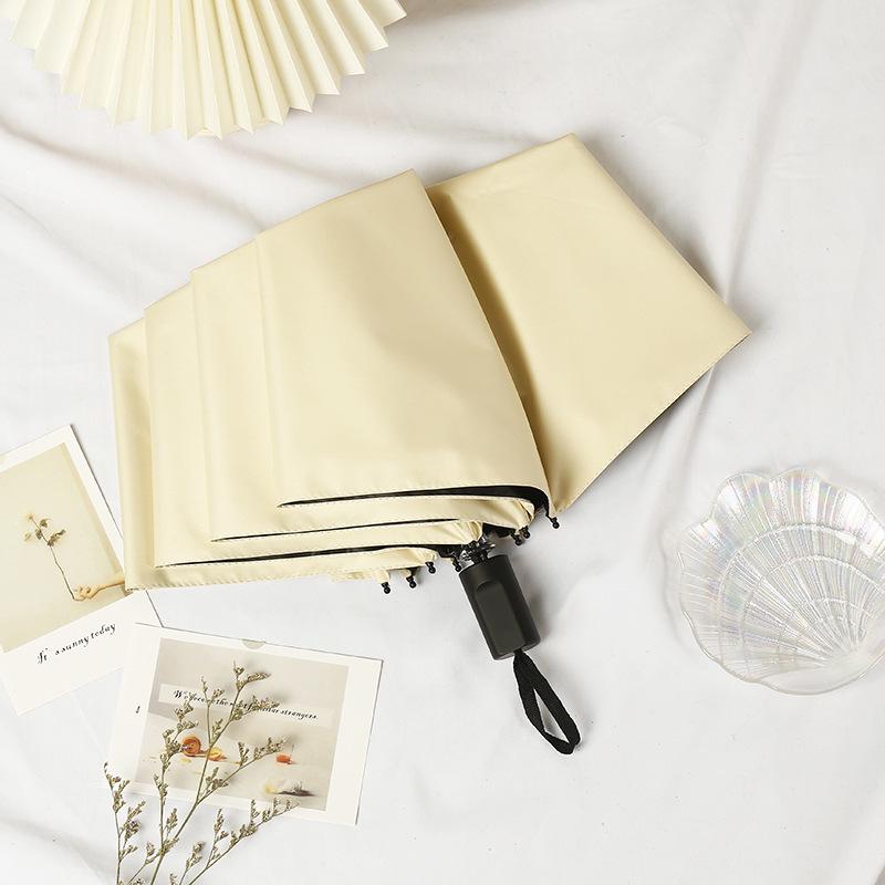 Doppelnutzungs-Sonnen- und Regenschirm - Manuell, Anti-UV, Robust, Faltbarer Sonnenschutz für Männer und Frauen