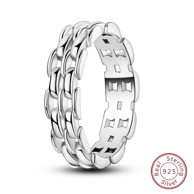 925 Silver Heart Shaped Infinite Minimalist Rings Hollow Celtic Knot Rings For Women Elegant Engagement Wedding Jewelry