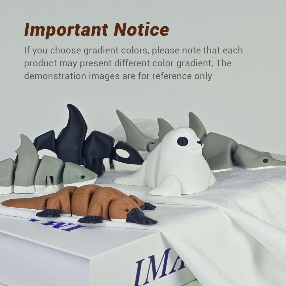 Mini 3D Printed Toys Unique Articulated Fidget New Animals Fidget Toys  Home Office