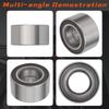 DRIVESTAR 510056 Front Wheel Hub Bearings 2000-2011 Ford Focus 2011-2013 Mazda 2,2011 2012 2013 Ford Fiesta (Pair)