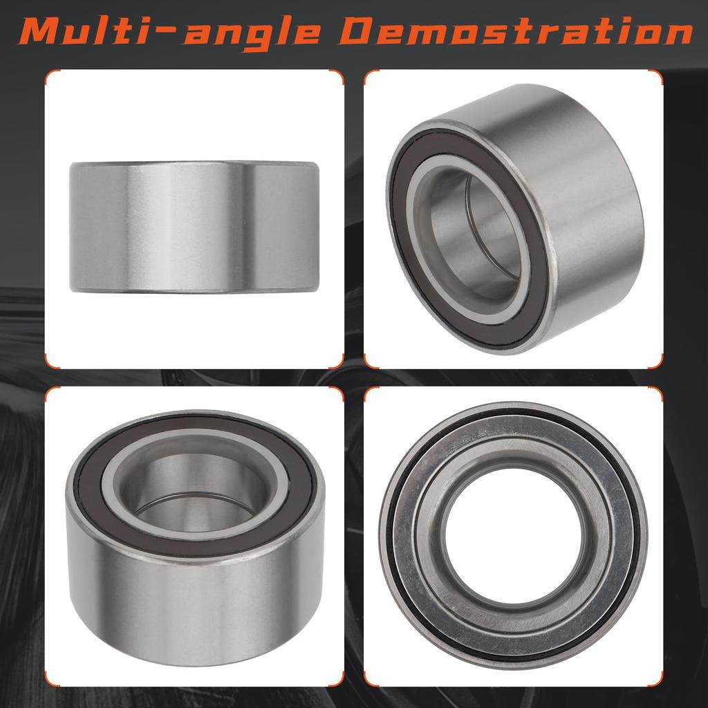DRIVESTAR 510056 Front Wheel Hub Bearings 2000-2011 Ford Focus 2011-2013 Mazda 2,2011 2012 2013 Ford Fiesta (Pair)