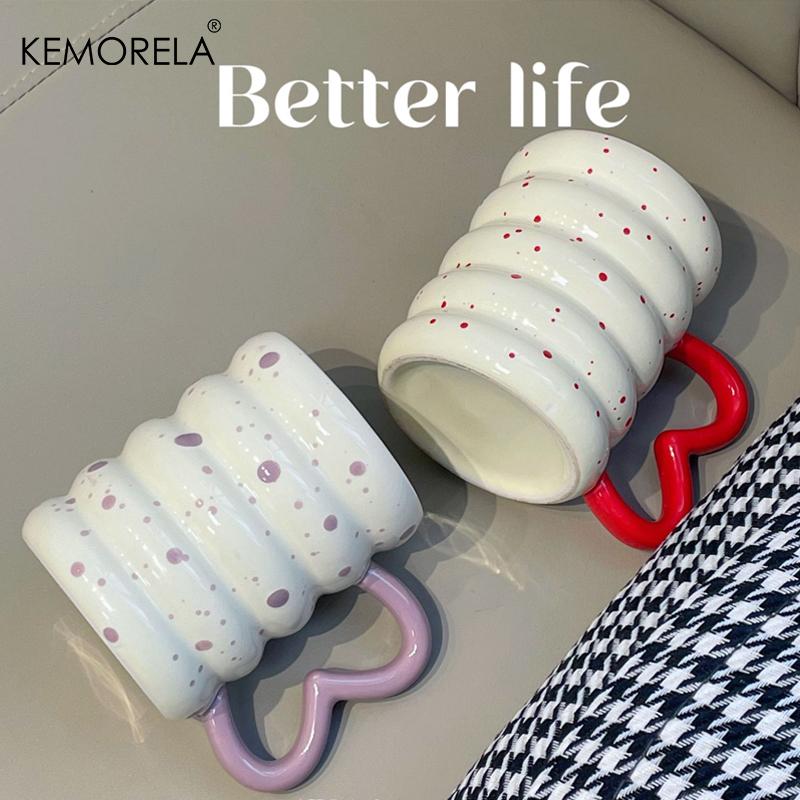 1PCS Caterpillar Ceramic Cup Mug High Color Value Coffee Cup Household Breakfast Cup Milk Coffee Tea Fruit Juice Oat Water Cup