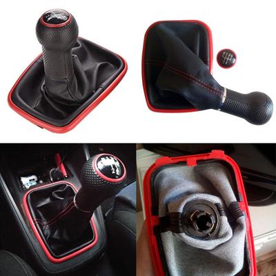 Car Auto Vehicle Shift Knob Gaitor Boot Faux Leather Gear For Mk4 Golf Jetta
