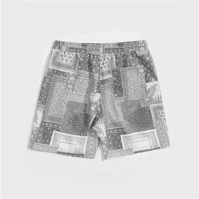 Pantaloncini da Spiaggia Estivi da Uomo Leggeri Traspiranti Stampati in 3D Costumi da Bagno Casual Estivi per Attività all'Aperto