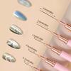 5pcs Nail Art Liner Brushes Long Lines Liner Brush UV Gel Polish Painting Nail Design Brush Plastic Handle Nail Drawing Pens