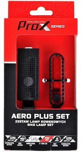 Prox Aero Light Set Front 400Lm + Rear 10Lm Usb