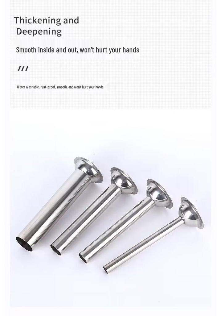 No. 5 Stainless Steel Meat Grinder Sausage Stuffer Set