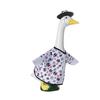 Fußball-Gans-Outfit für 23 Zoll Porzellan-Gans-Statue Fußball-Spieltag Gans Kleidung und Hut Set für Außenbereich Terrasse Rasen Hof Dekoration