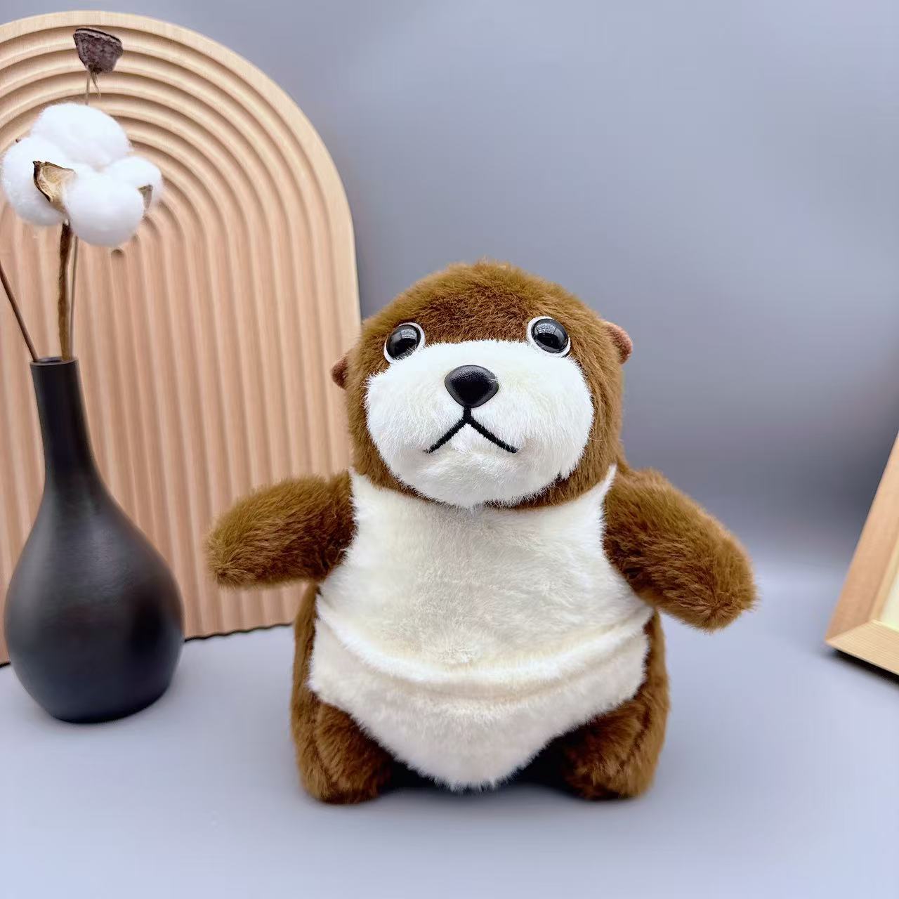 

Новая плюшевая игрушка 8 дюймов имитация выдры детские подарки кукла автомат для игрушек кукла игровой автомат видеоигра город pocket otter