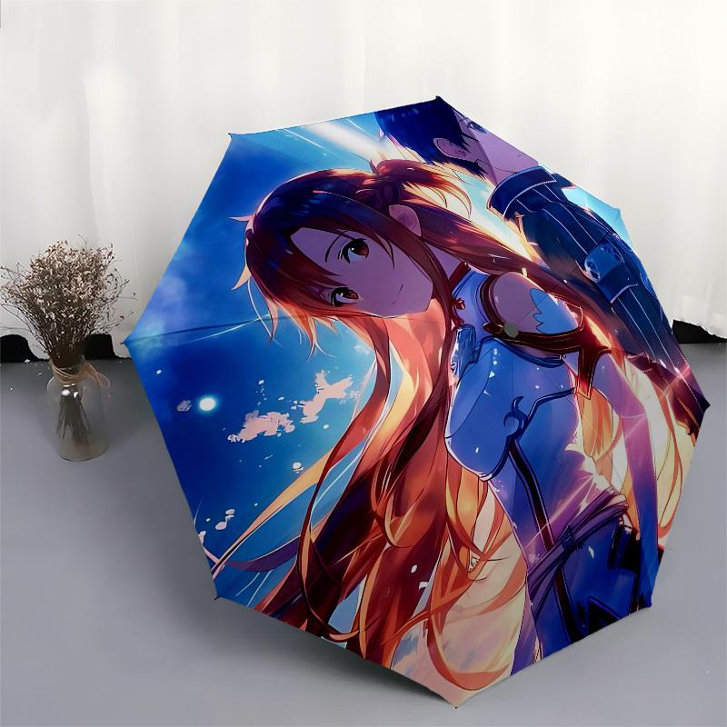 Fantasy Alice Automatic Opening and Closing, 8 rib Structure Portable Umbrella, Suitable for Men and Women in All Seasons  Perfect Gift for