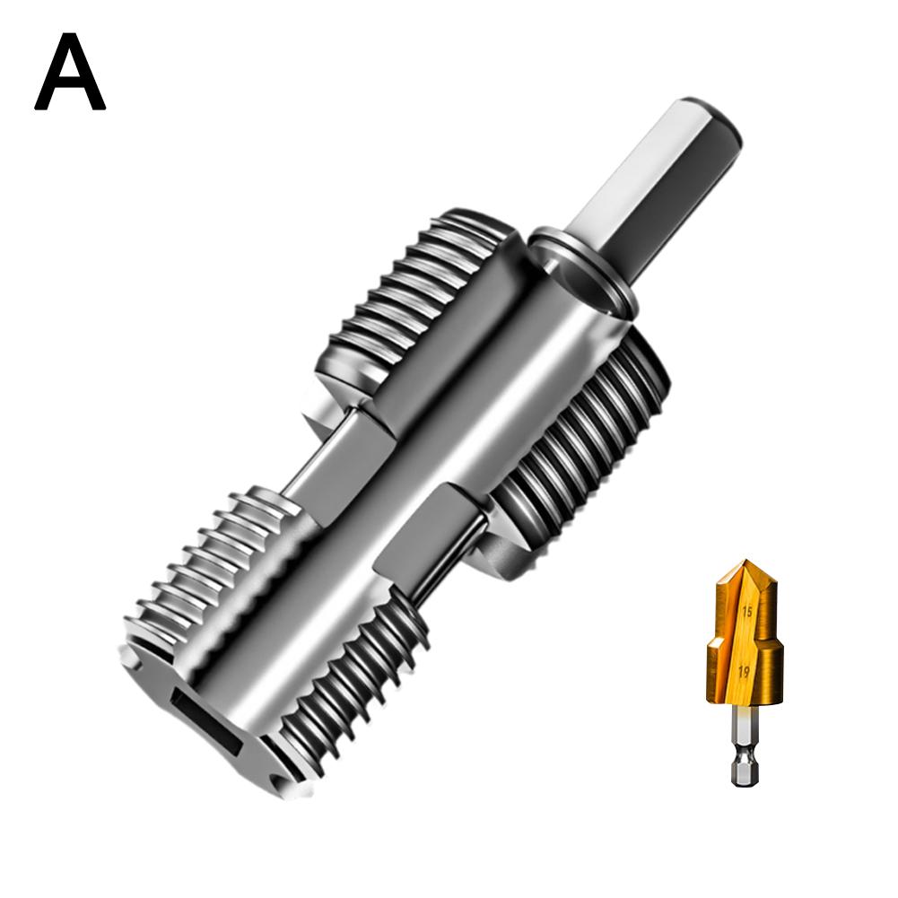 PVC-Rohrgewindeschneider Einfach zu bedienendes Zubehör für Elektrische Profi-Werkzeuge Bohrmaschine Garage Gewindeschneiden N5M3