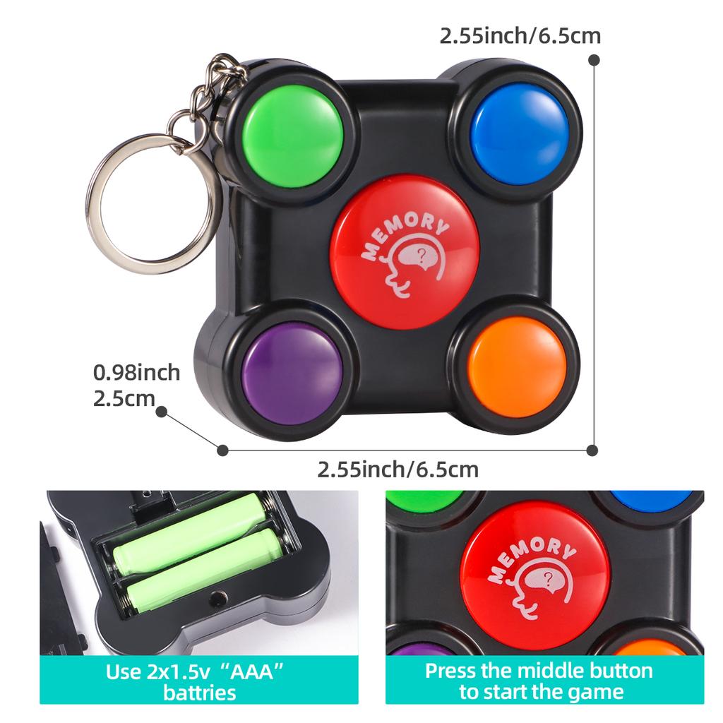 Creative puzzle memory game console toys - available in large and small sizes, packaged in colorful boxes - suitable for boys an