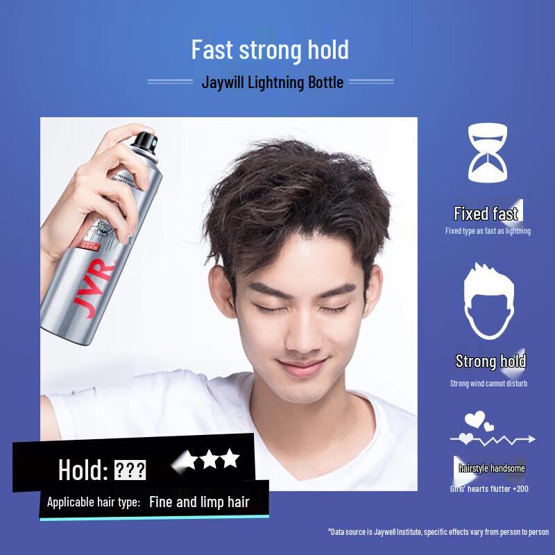 JVR Men's Strong Hold Hair Styling Spray