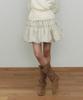 SSEMI Shrring Balloon Mini Skirt(Cr)
