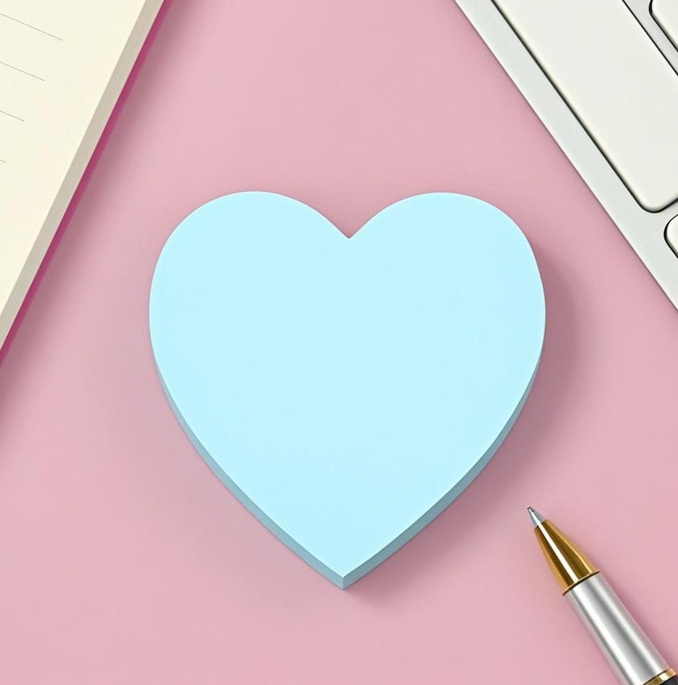 120 Blatt Herz Haftnotizen Selbstklebende Notizblöcke Notizblock Planer Aufkleber Für Büro Schule Schreibwarenzubehör