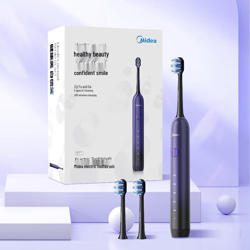 

Midea Adult Sonic Electric Toothbrush YT1 CN plug (adapter included)