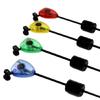 4 Stück Empfindliches Swing-Signalempfänger LED-beleuchtetes Angel-Swinger-Set Angelzubehör Angelbissanzeiger