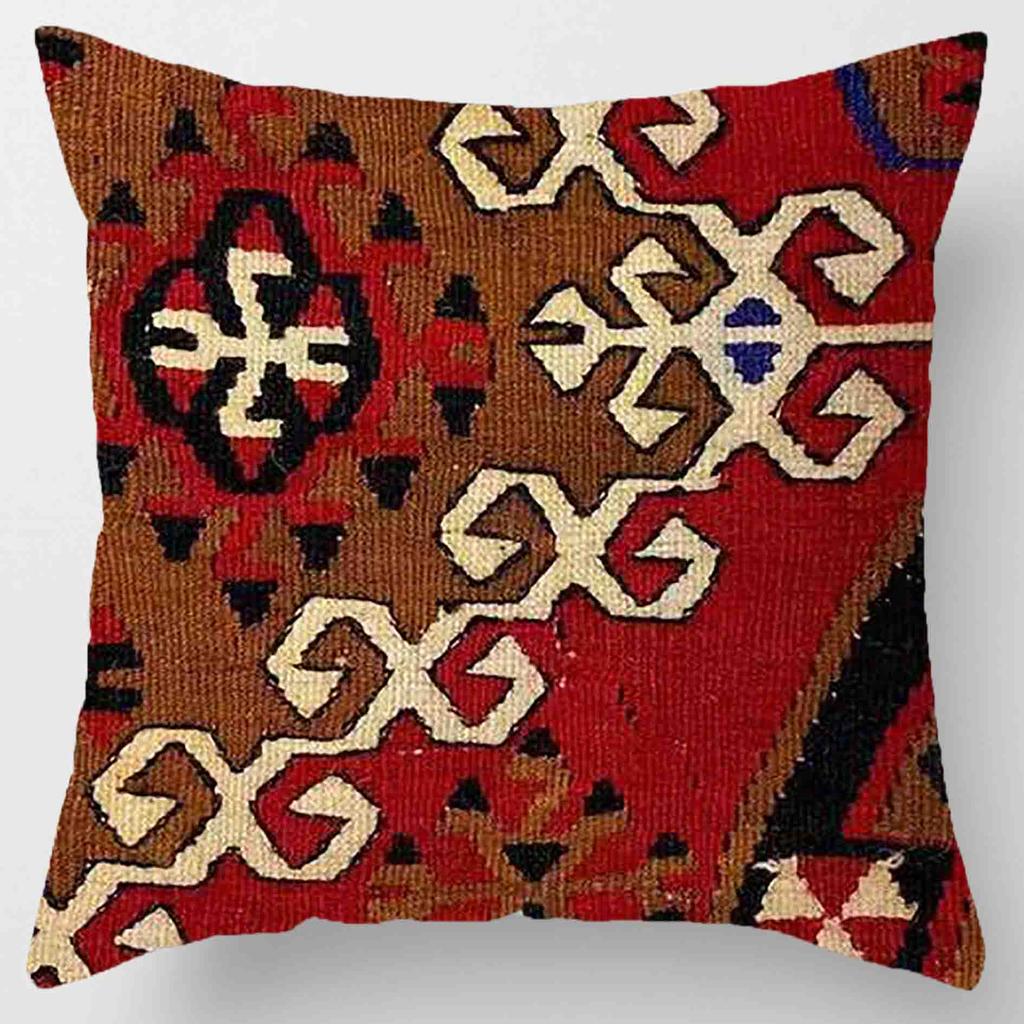 Bohemian Pillowcase Home Decor Polyester Comfortable Seat Cushion Geometric Cushion Family 45* 45cm Pillowcase
