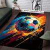 Soccer Design Area Rug: Non-Slip Decor Mat for Living Room, Bedroom, Kitchen, Chair Mat, Home Decoration Gift