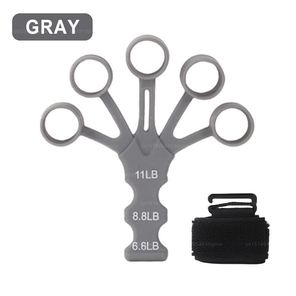 New Silicone Finger Trainer 5 Finger Wrist Stretcher Finger Strength Recovery Flexion Adjustable Strengthener for Wrist Power