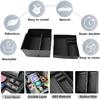 2PCS Center Console Organizer for  2024 2025 Ford Maverick Pickup Truck Double Layer Armrest Storage Box ABS Car Accessories