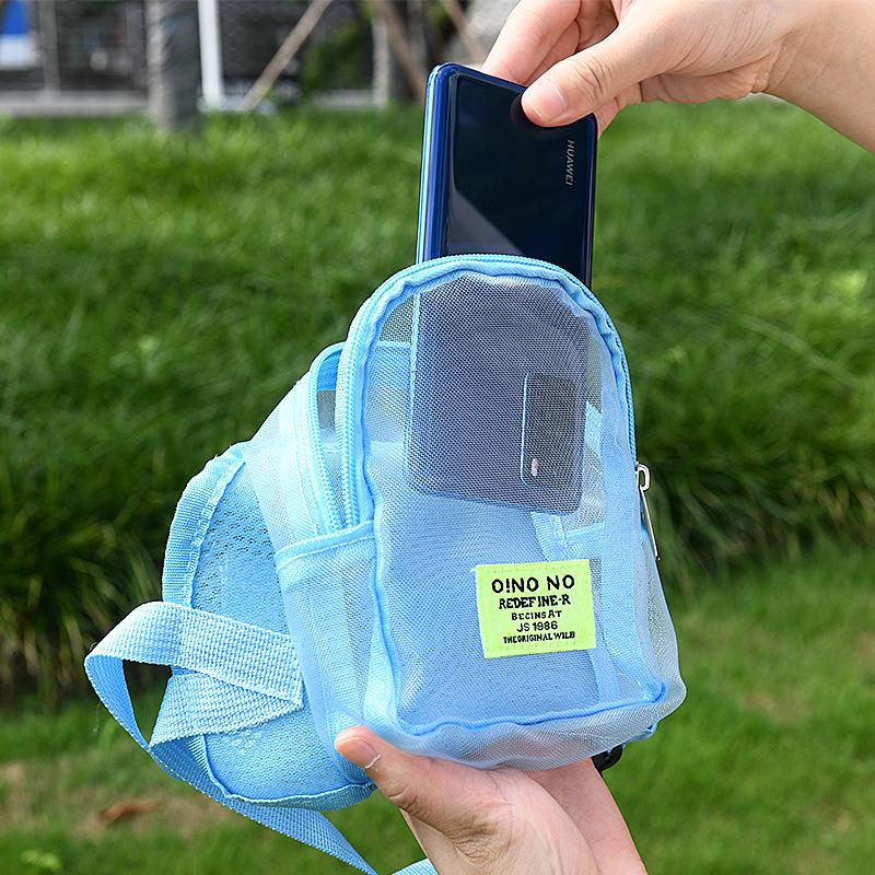 Haustier Ausflugsrucksack: Niedlicher Mesh Teddy Kätzchen & Welpe Reiseschultasche