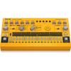 Behringer RD-6-AM Analog Drum Machine, USB/DIN MIDI, 16-Step Sequencer, Analog Distortion, Yellow