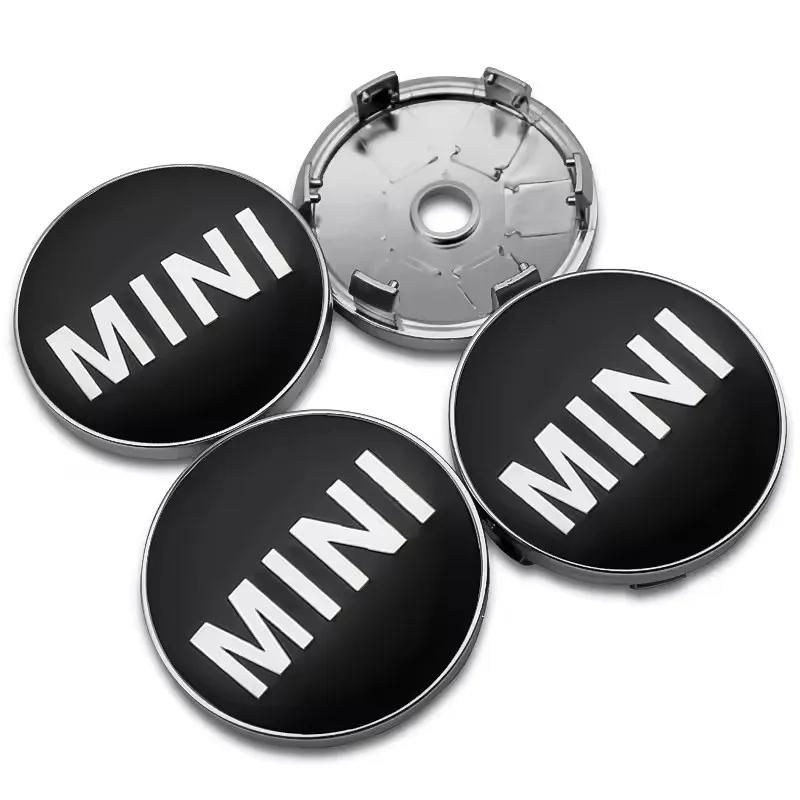 4Pcs 60mm Car Wheel Center Hub Caps Rim Cover Emblem Badge For MINI Cooper One S JCW R56 R53 R57 R60 R59 F54 F55 F56 Accessories