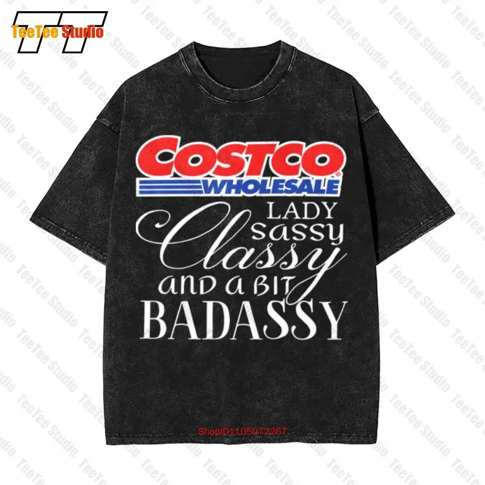 Costco Wholesale Lady Sassy Classy And A Bit Badassy Vintage Oversized TShirt Tee ZH S