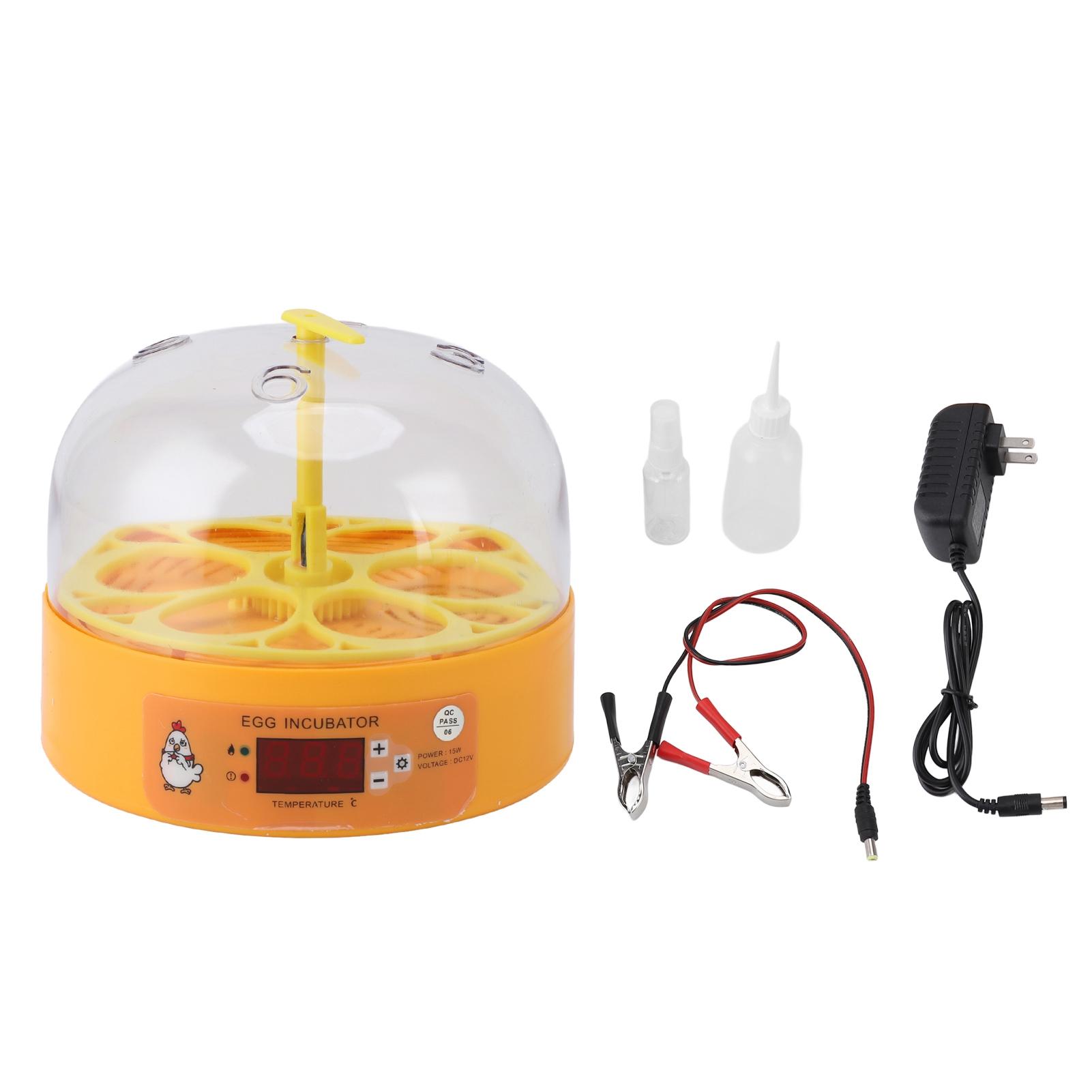 

6 яиц Интеллектуальные куриные инкубаторы Автоматический контроль температуры Маленький дисплей Инкубатор Машина для