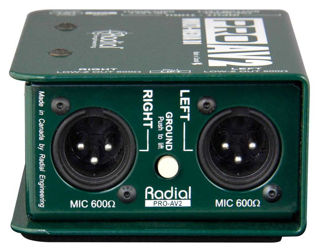 Radial Engineering ProAV2 Stereo Direct Box