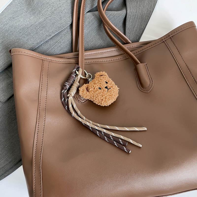 

Women s Retro Large Capacity Tote Bag - Autumn/Winter Korean Style, Fashionable Single Shoulder Commuting Underarm Bag 30cm Long x 9cm Thick x 28cm High