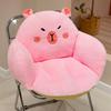 Winter Office Kapibala Waist Protection Chair Backrest Integrated Seat Cushion Capybara Butt Cushion Seat Cushion Seat Cushion