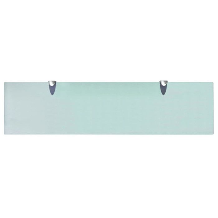 VidaXL Wall Shelves 2 Pcs Glass 80 X 20 Cm 8 Mm