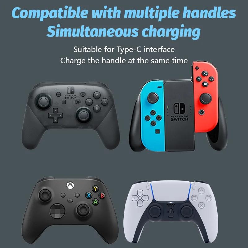 6 In 1 USB Type C Universal Controller Charging Dock Station for PS5 Xbox Series X for Nintendo Switch Game Controller Accessories