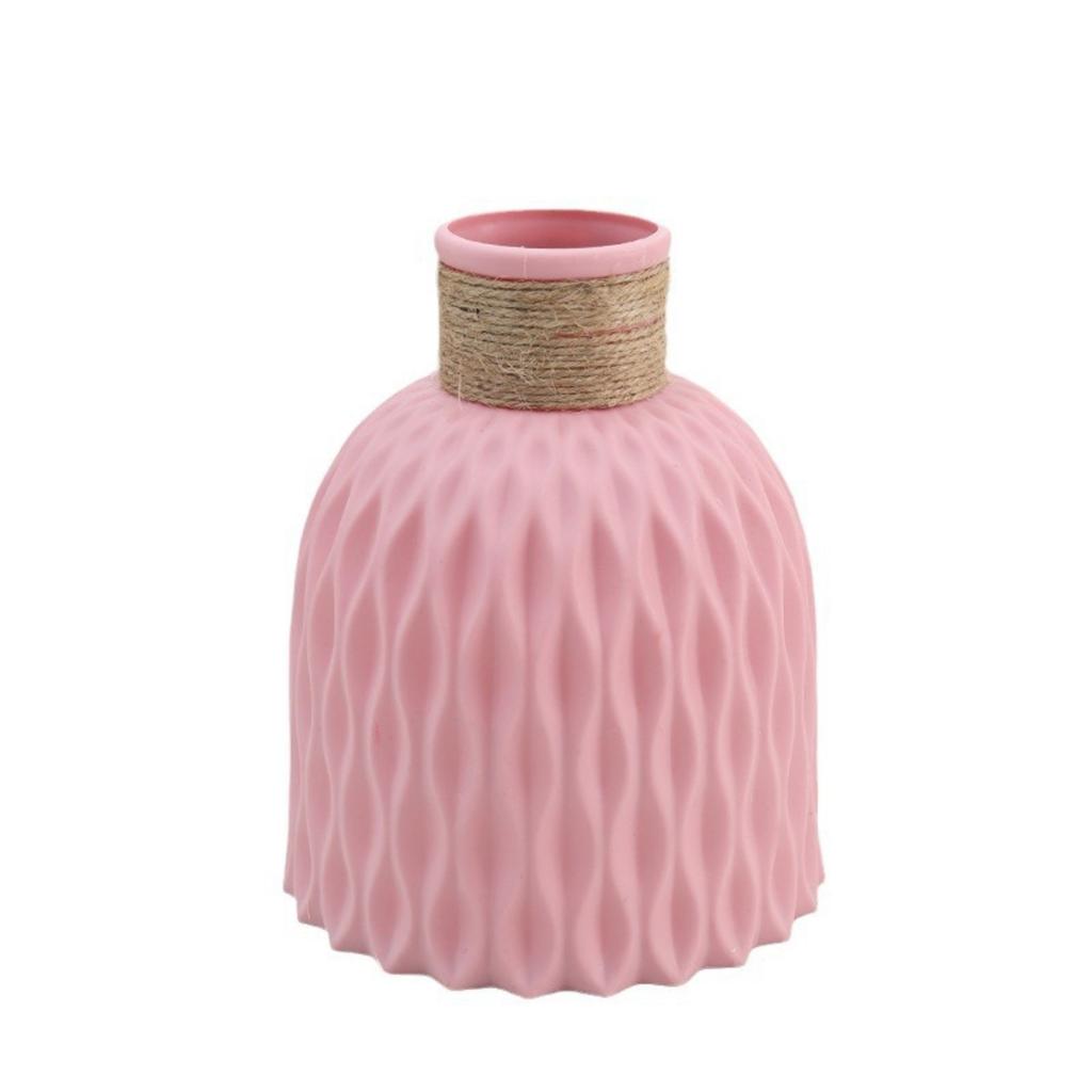 Water Ripple Plastic Vase & Planter Home Decor Ornamental Flower Pot