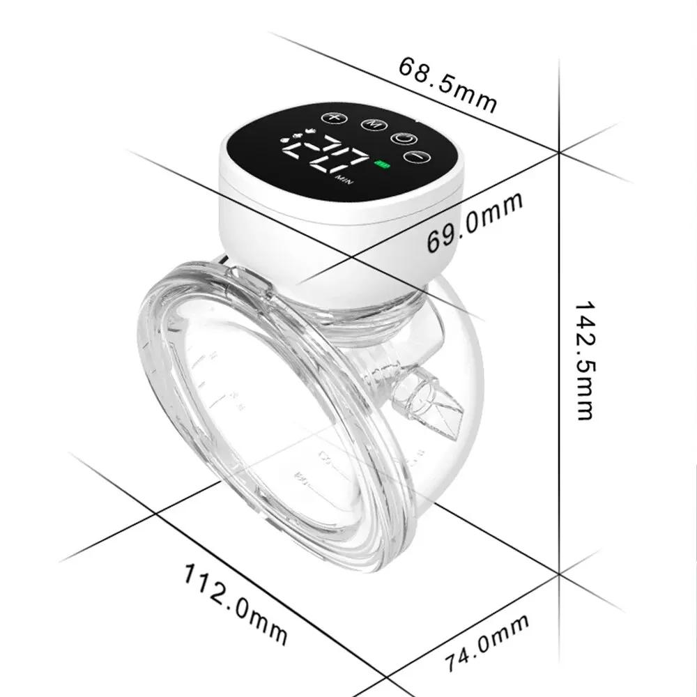 Electric Breast Pumps Portable Hands Free Wearable Breast Pump Silent Comfort Breast Milk Extractor Collector BPA-free