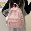 Backpack Japanese Casual Bear School Bag Female Junior High School Elementary School Backpack Lightweight Simple Travel Small Backpack
