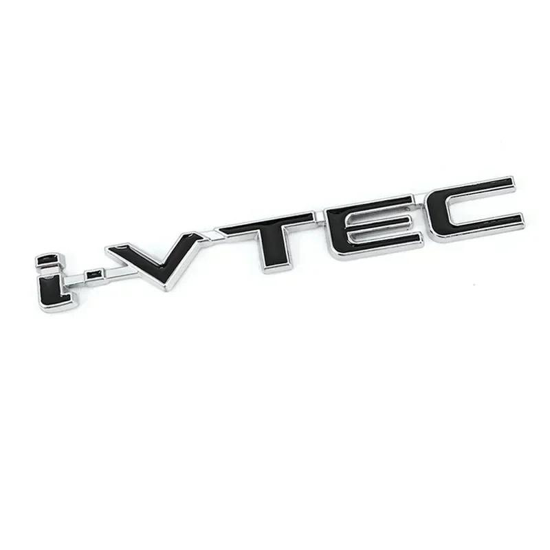 For Honda City CB400 CB750 I-VTEC VFR800 Civic Accord Odyssey CRV SUV Spirior 3D Metal Car Sticker VTEC Logo Emblem Badge Decals