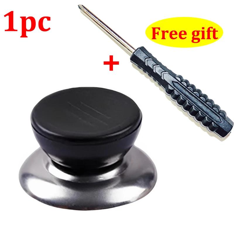 Kitchen Pot Lid Knobs Universal Pan Lid Holding Tops Replacement Lid Hand Grip Knob Handle Resistant Tool with Screwdriver Gift