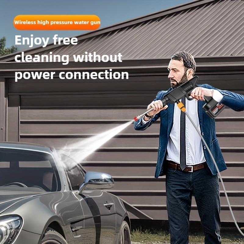 13 In 1 Car Cordless High-pressure Cleaning Water Gun, 48V Rechargeable Lithium Battery, Portable Electric Car Cleaning Tool
