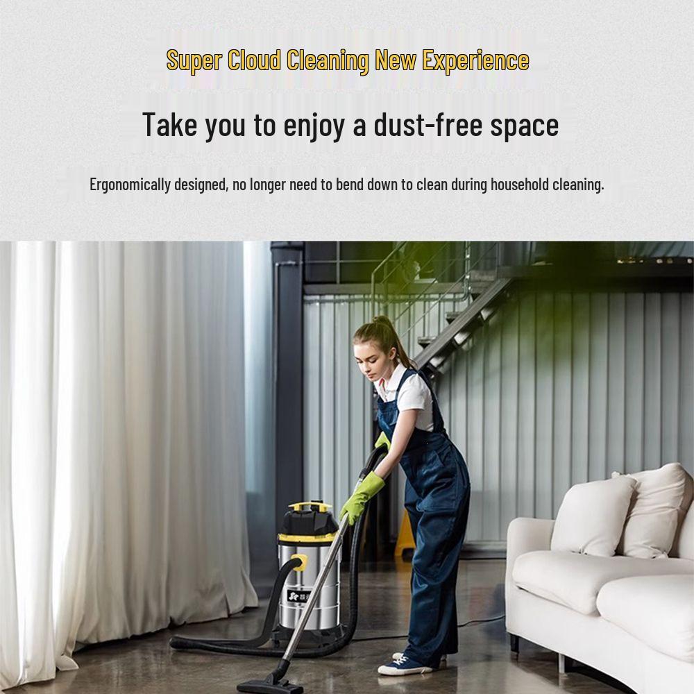 High Suction Dual-Use Vacuum for Home Renovation, Car Wash & Grout Cleaning