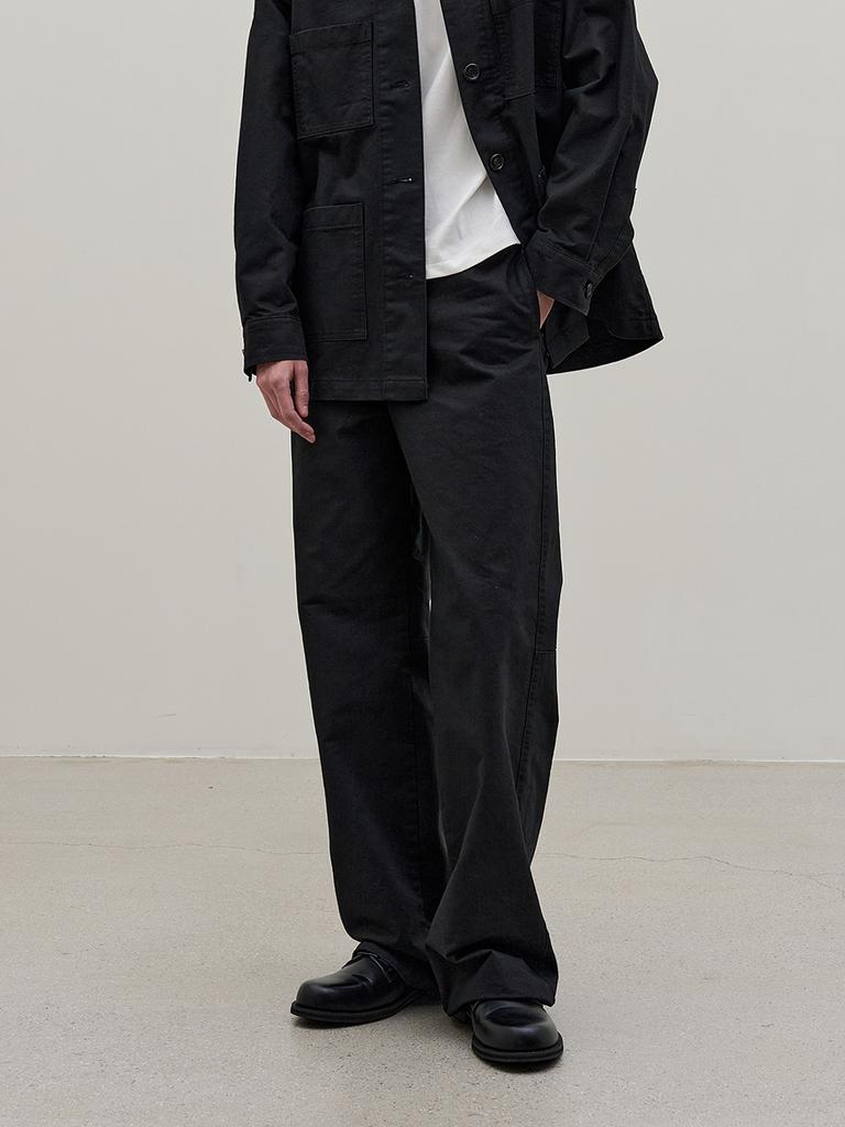 Haebeuaenhaebeu Hide Line Wide Pants_Black