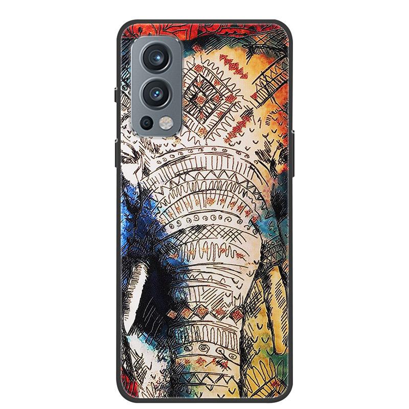 För Oneplus Nord 2 5G Fodral 3D Drake Prägling Mjuk TPU Silikon Baksidesfodral För Oneplus Nord2 5G One Plus Nord 2 Coque Bumper