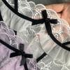 Lace Lace Flower Transparent Briefs Patchwork Underpants Breathable Female Lingerie  Girl
